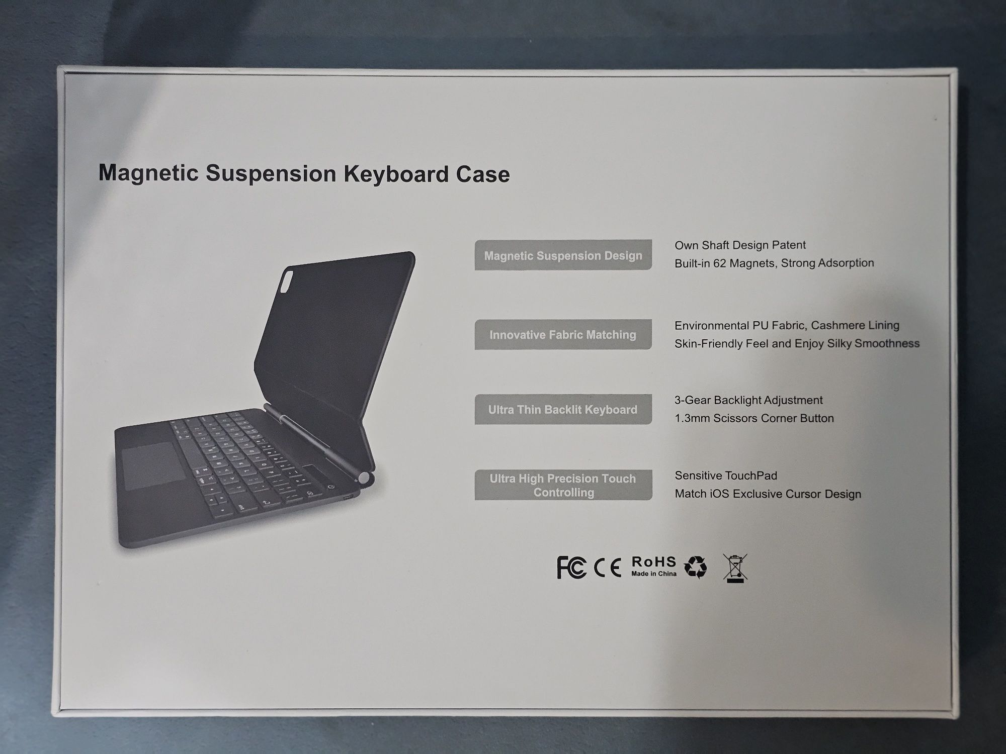 Клавиатура чехол, Magnetic Suspension Keyboard Case