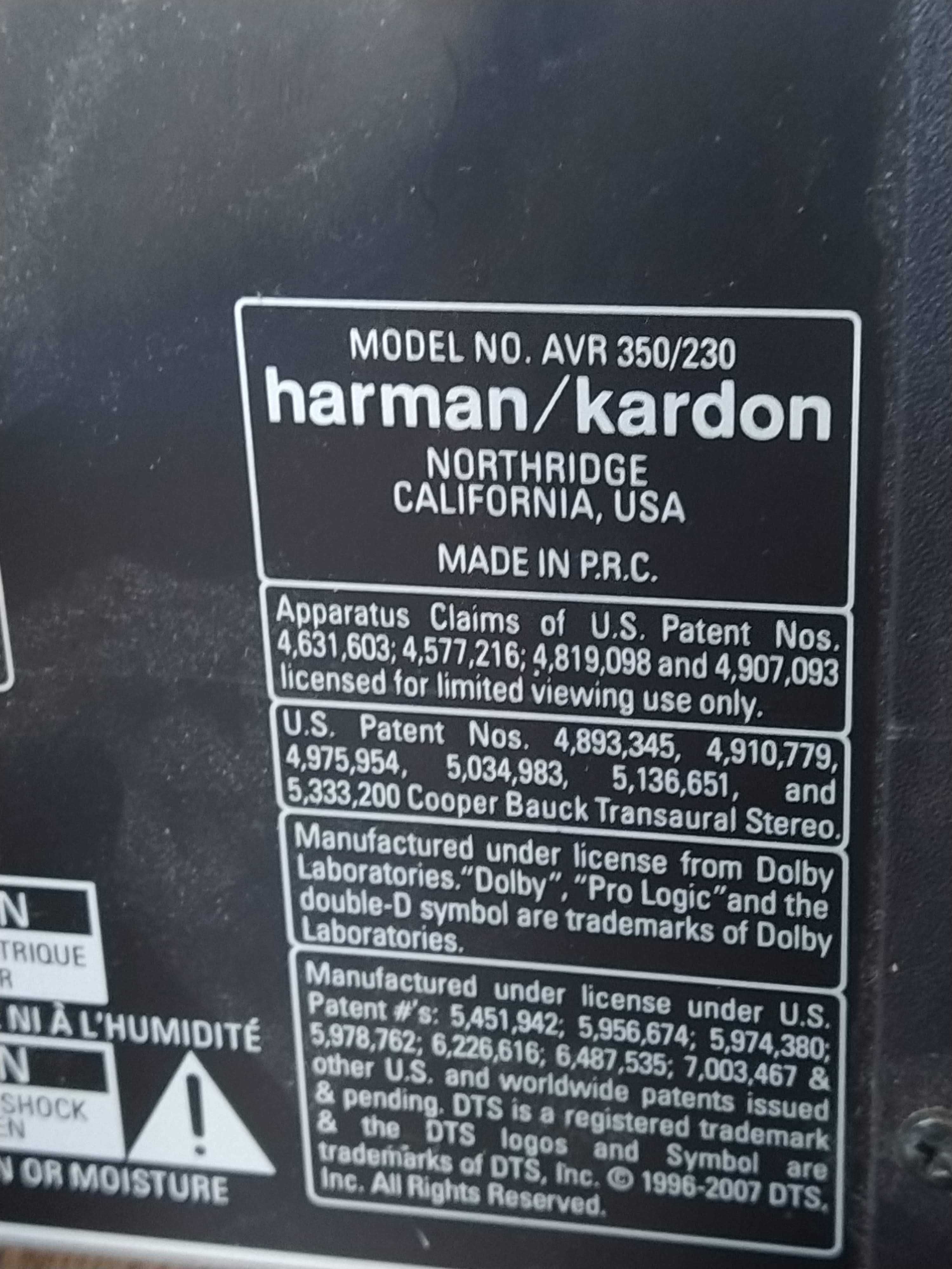 Harman Kardon AVR 350