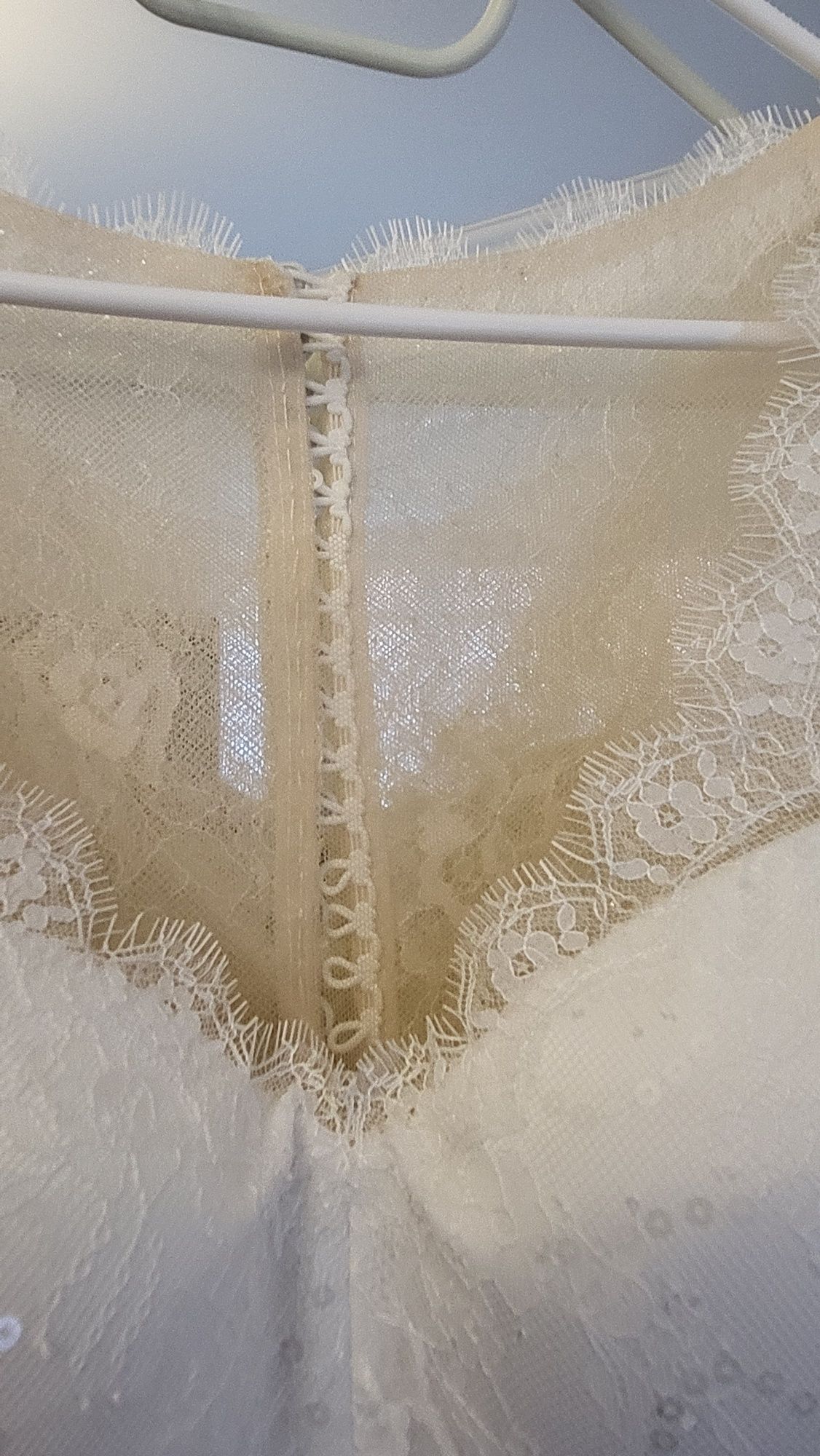 Rochie mireasă baby doll mărimea S-M