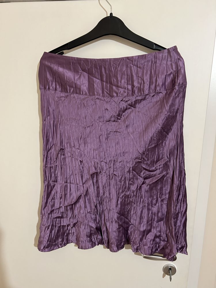 100% silk Lavender Purple Skirt Emanuel Ungaro