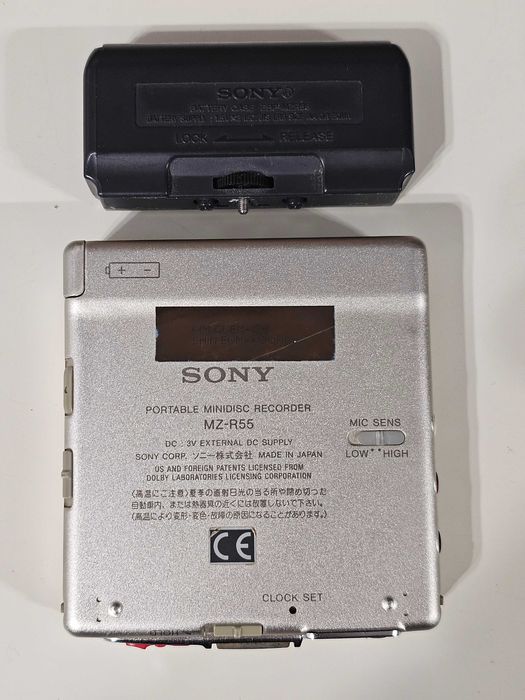 Colectie Vintage Sony Walkman MiniDisc MZ R55 complet
