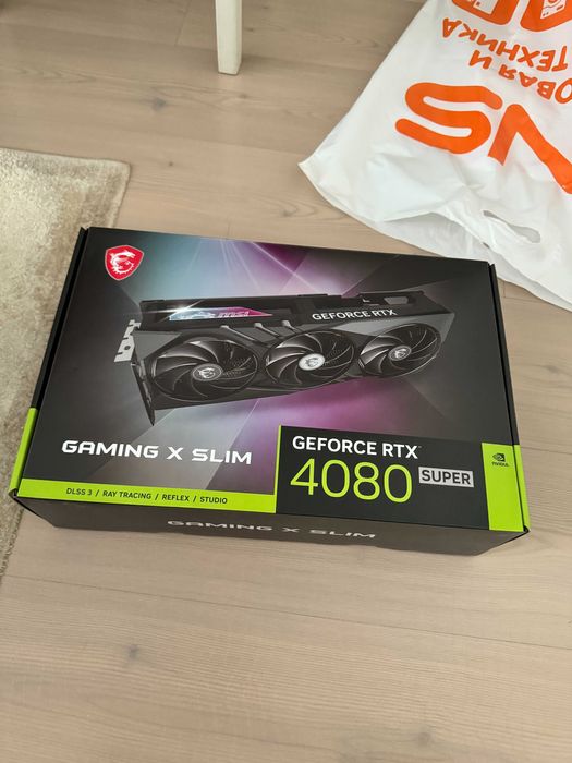 Видеокарта MSI 4080 SUPER 16G GAMING X SLIM