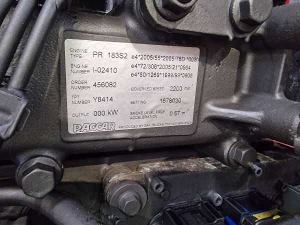 Motor complet DAF PR228 S2 - Piese camion DAF