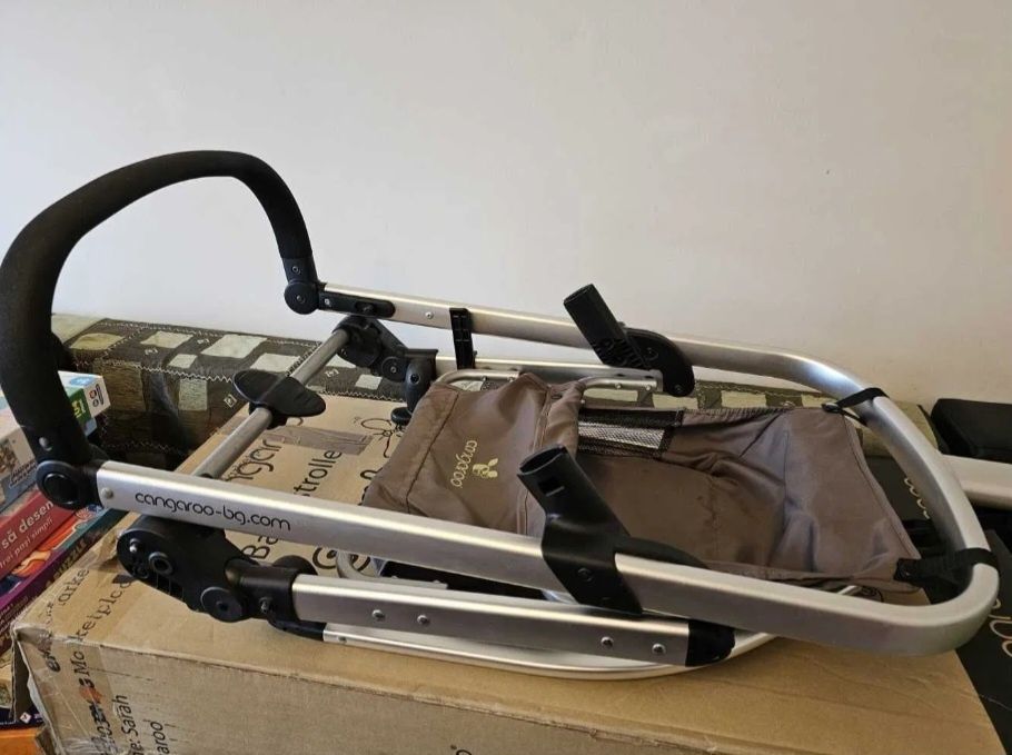 Carucior Copii 3 in 1 Cangaroo Sarah verde