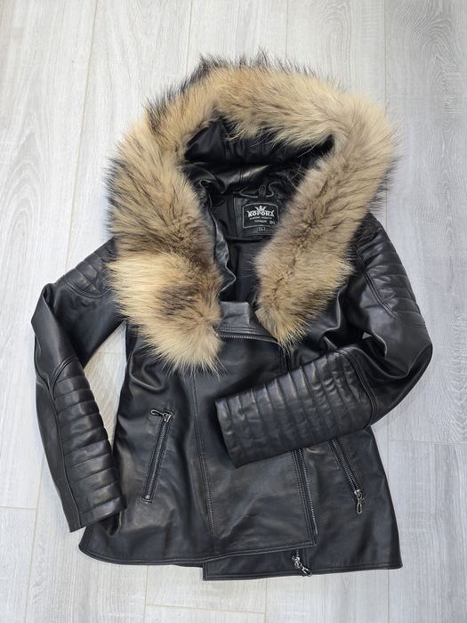 Дамско кожено яке