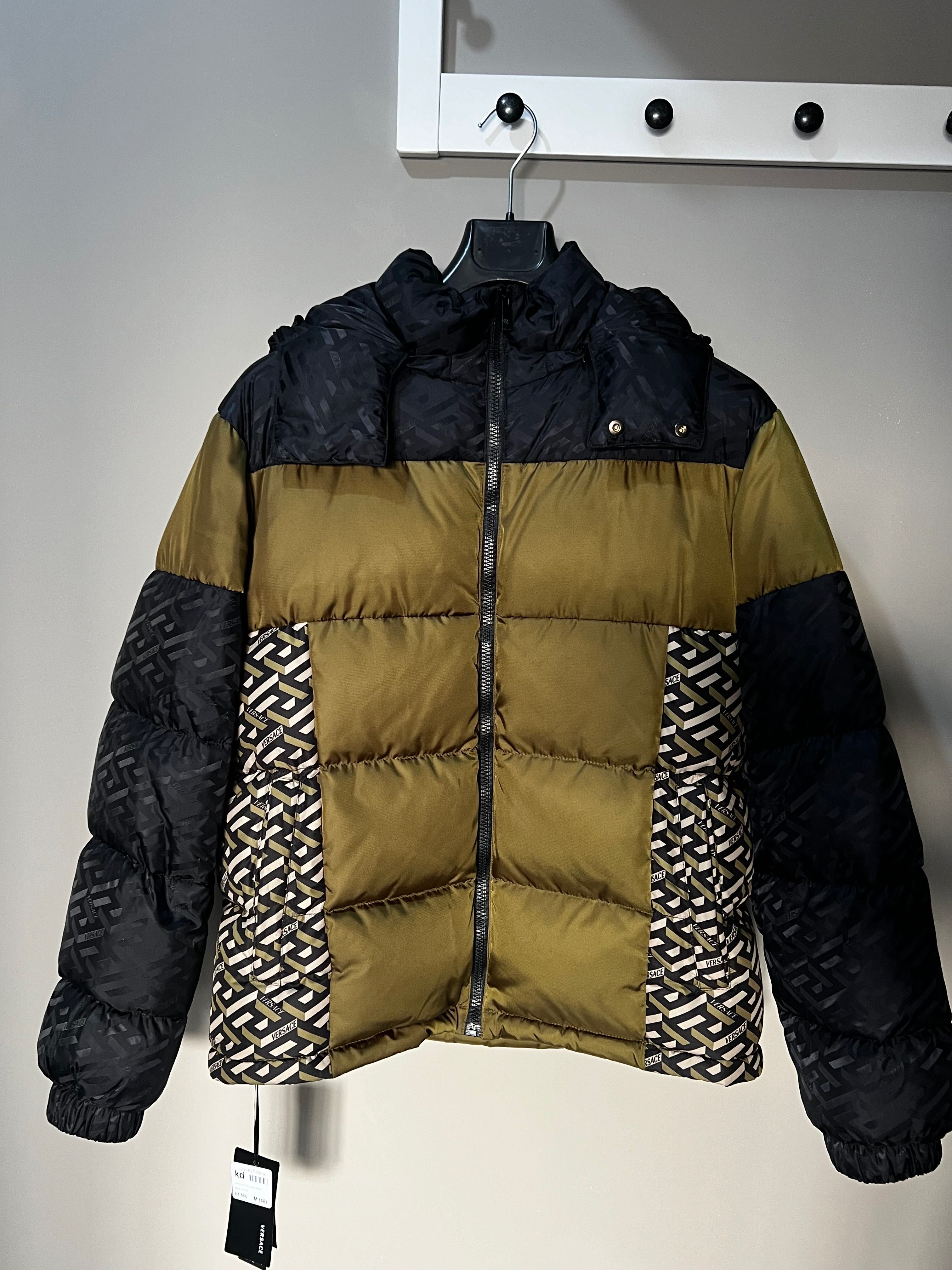 Мъжко зимно яке Versace Monogram-print Puffer Jacket