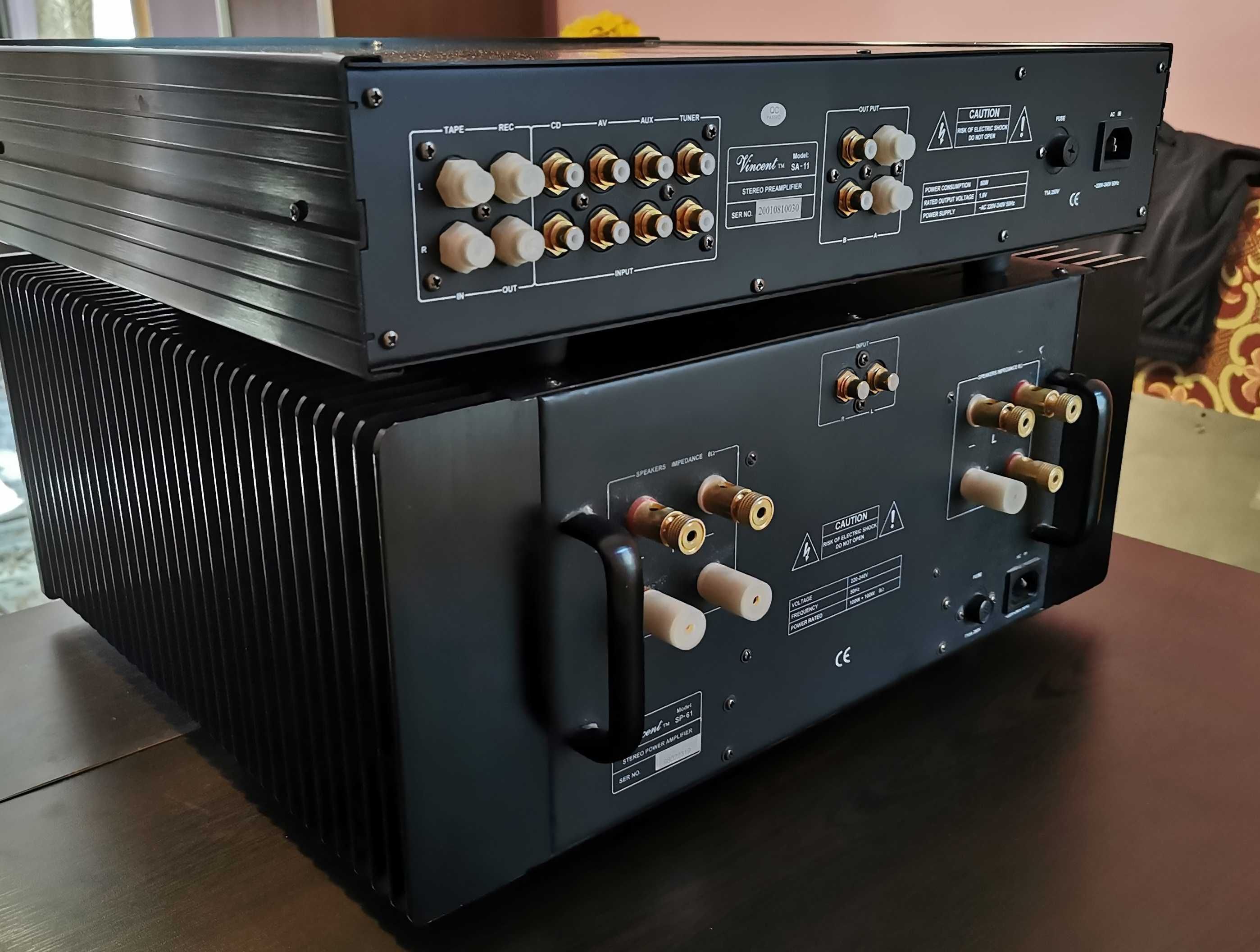 Vincent clasa A Preamplificator SA-11 și Final SP-61