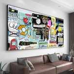 Art Print Canvas- Jean Michel Basquiat
