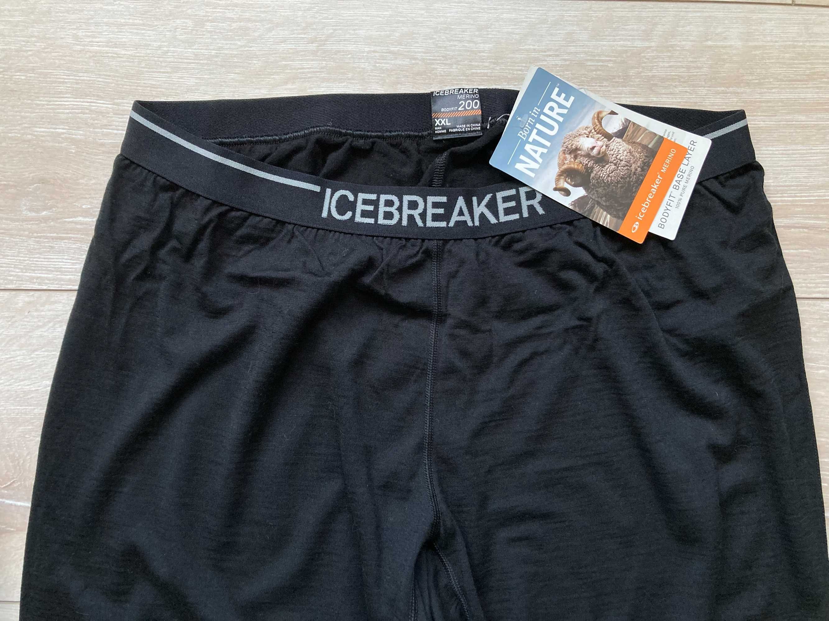 НОВ Icebreaker OASIS Merino 200 BODYFIT 3/4 мъжки клин размер XXL