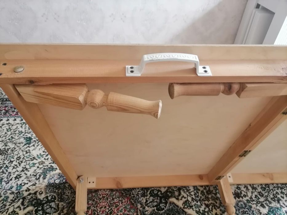 Деревянный стол трансформер