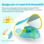 [NOU] Colac de inot cu parasolar 6-30 luni, 7-13 kg