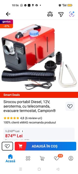 Vand incalzitor pe motorina , nou sigilat