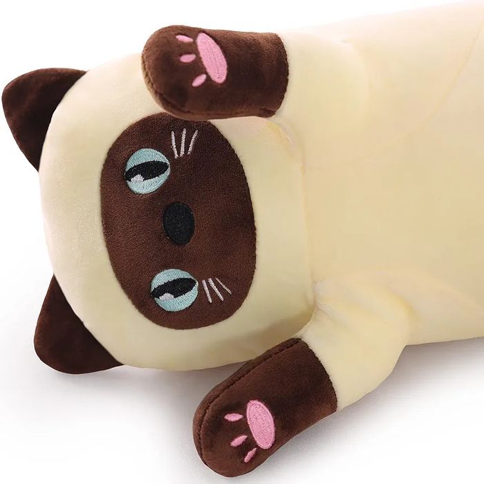 Плюшена Сиамска Котка Възглавница, Плюшено Коте възглавница