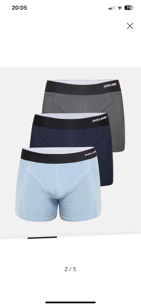 Boxeri Jack & Jones set 3 perechi