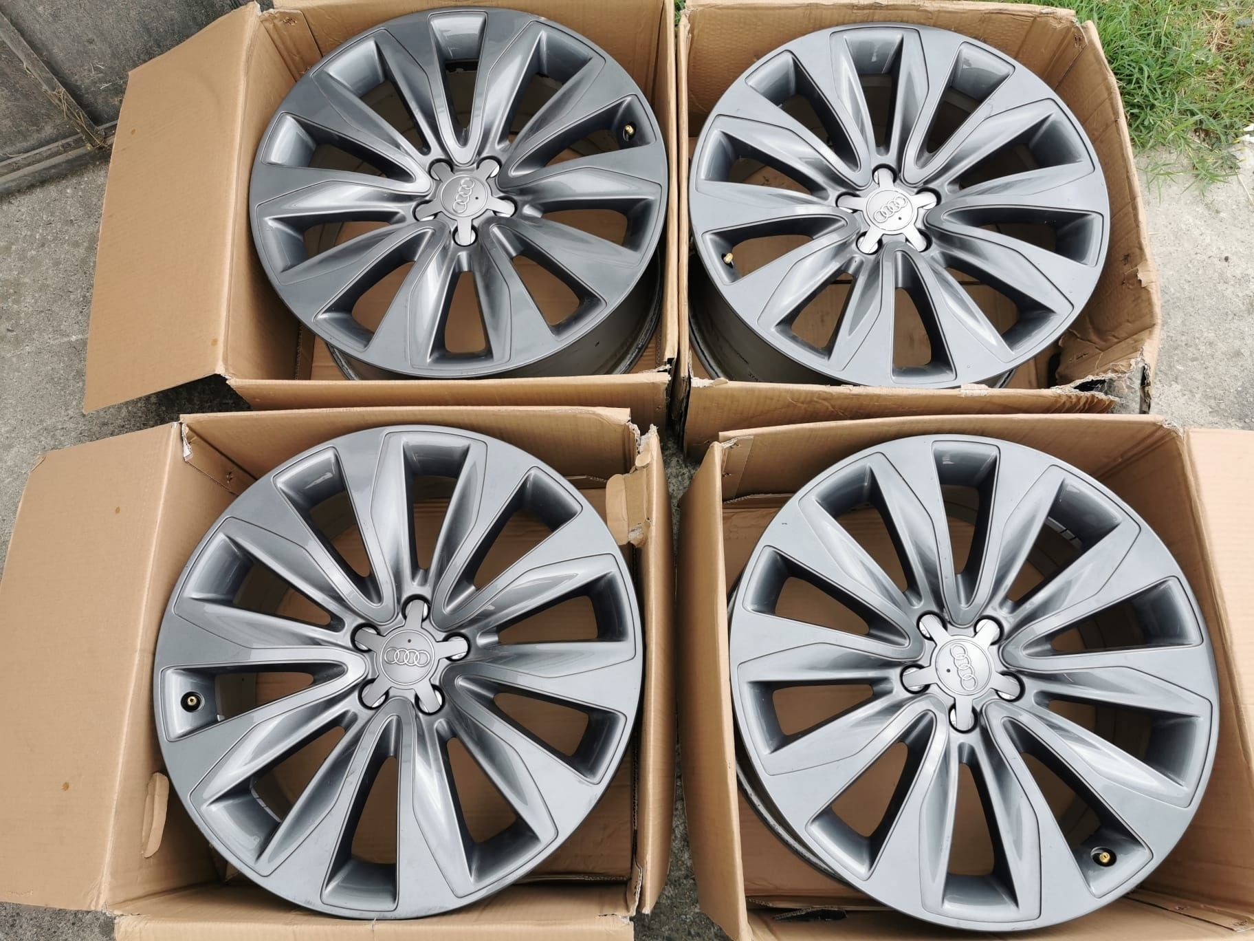 5x112 20inch jante aliaj OEM originale Audi A8 S8 4E 4H D2 D5