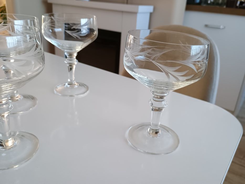 Кристални чаши за шампанско от соца