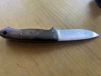 Нож blaser със здрава кожена кания