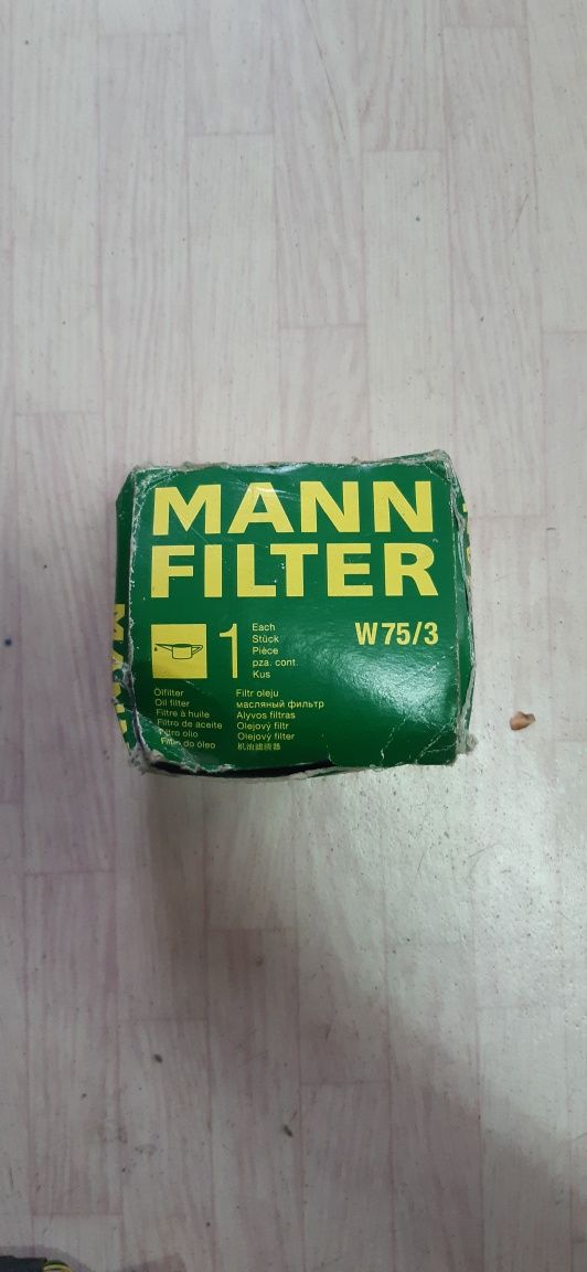 фильтр масляный двигателя MANN-FILTER W75/3