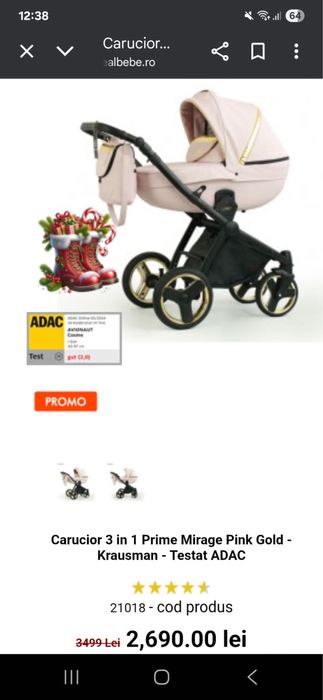 Carucior Krausman 3 in 1