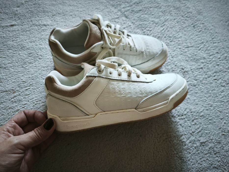 Маратонки le coq sportif и дамски боти, естествена кожа