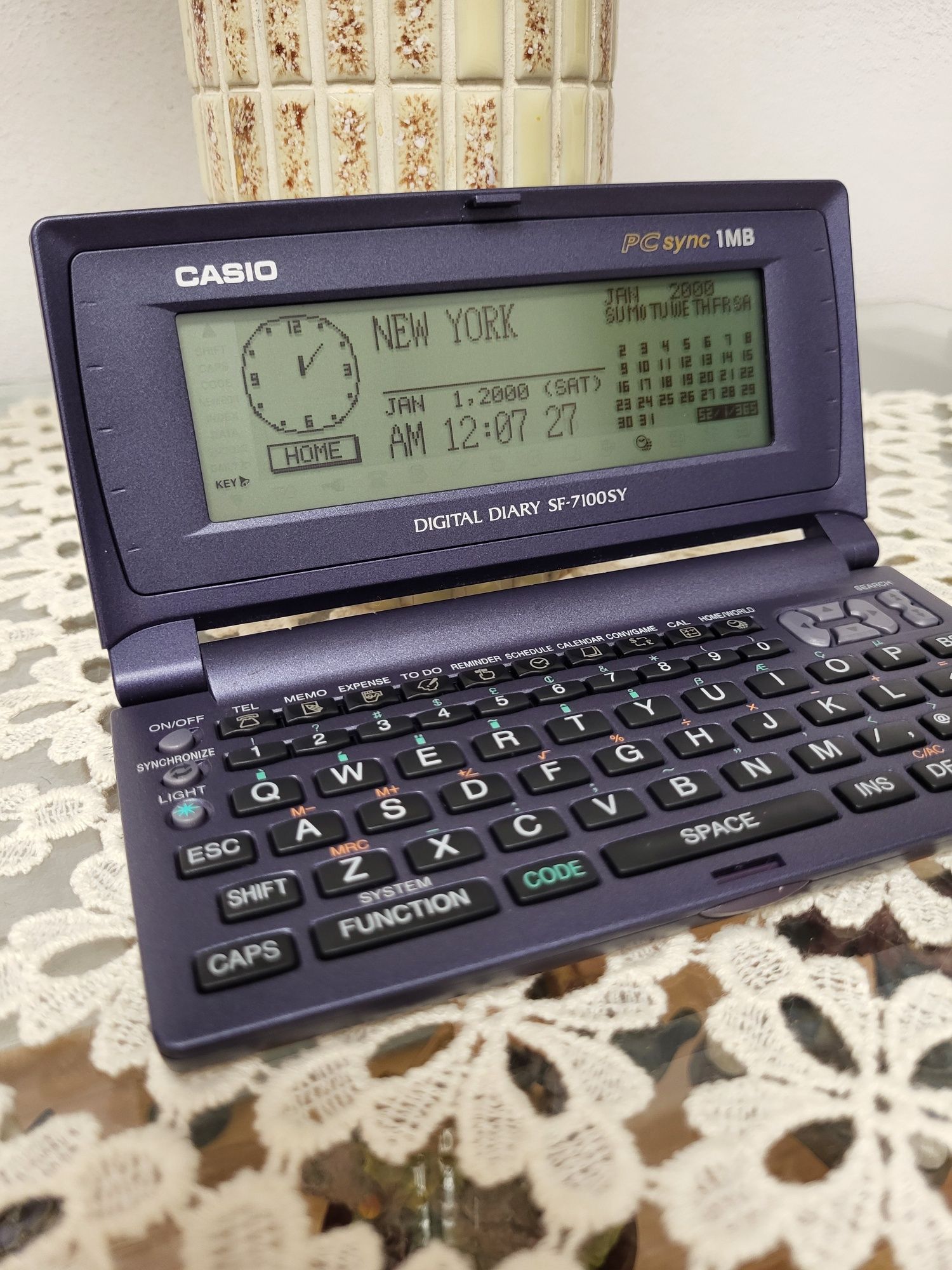 CASIO DIGITAL DIARY SF-7100SY stare foarte bună