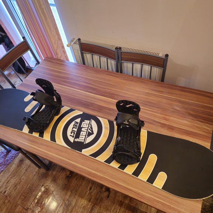 Placa Snowboard Raven 156W cm cu legaturi Salomon L