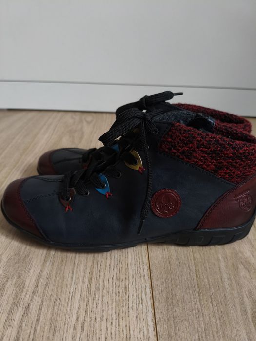 Ghete piele speaker Rieker, impecabiler, 41