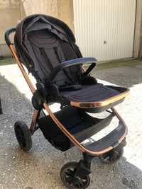 Комбинирана бебешка количка Kikka Boo 3 в 1 Vicenza Premium Black