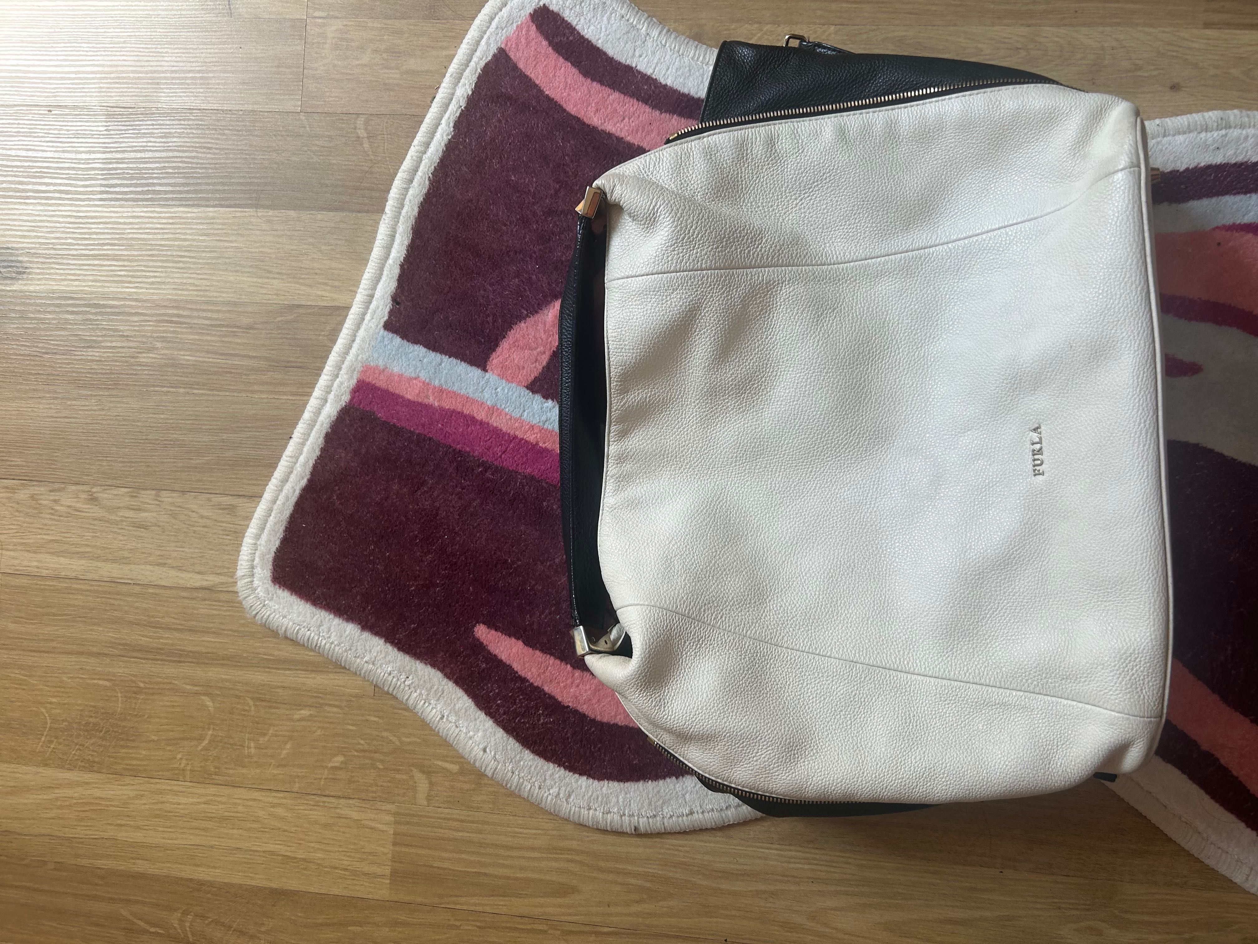 Оригинална кожена дамска чанта Furla/ Фурла