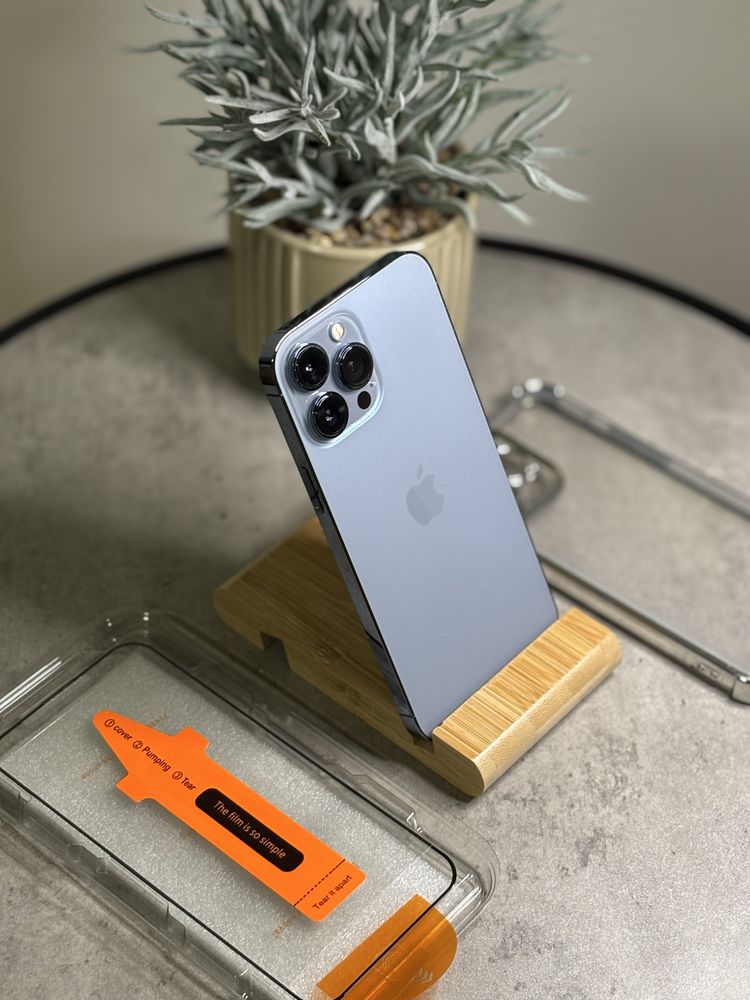 iPhone 13 Pro Max Sierra Blue 128 GB 92% ca nou | husa / folie| 5G