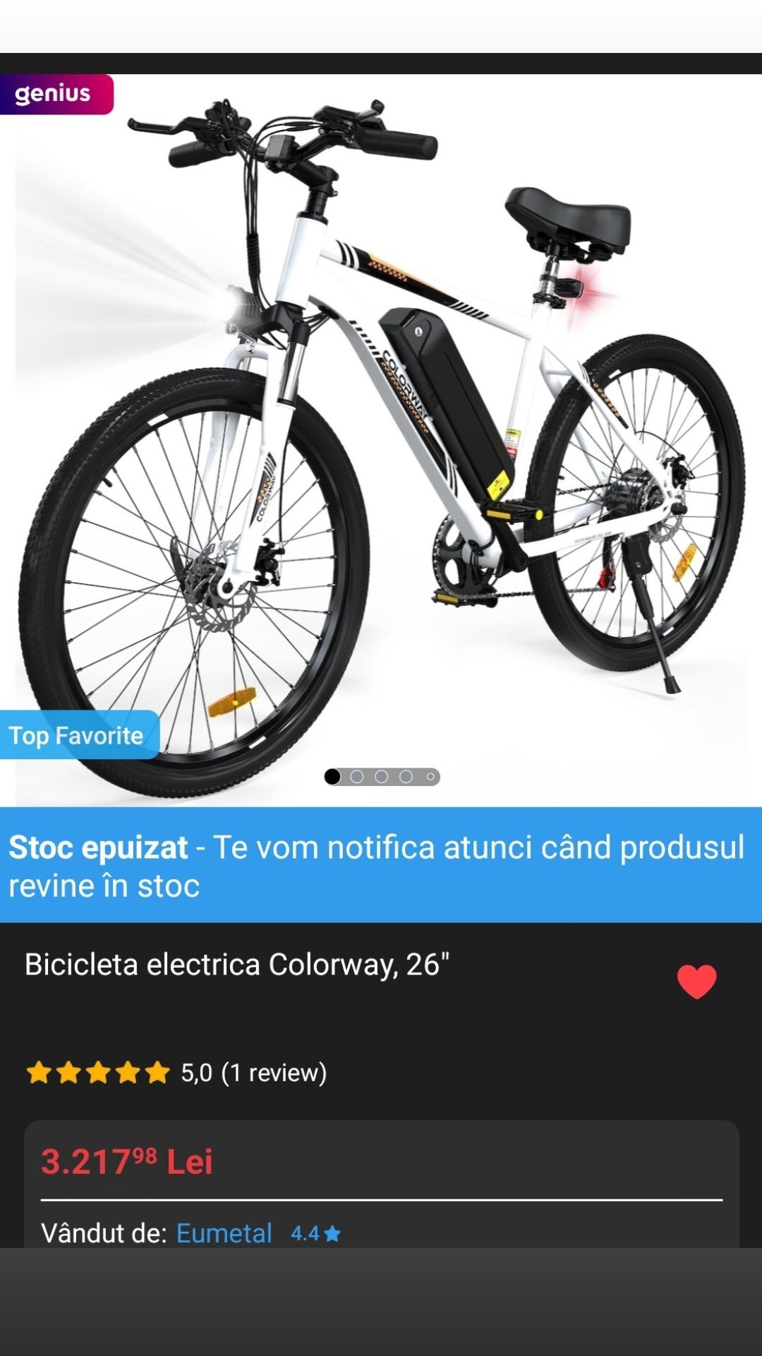 Bicicleta electrica 500wh