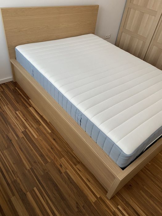 Легло MALM с топ матрак VALEVA комплект 140*200