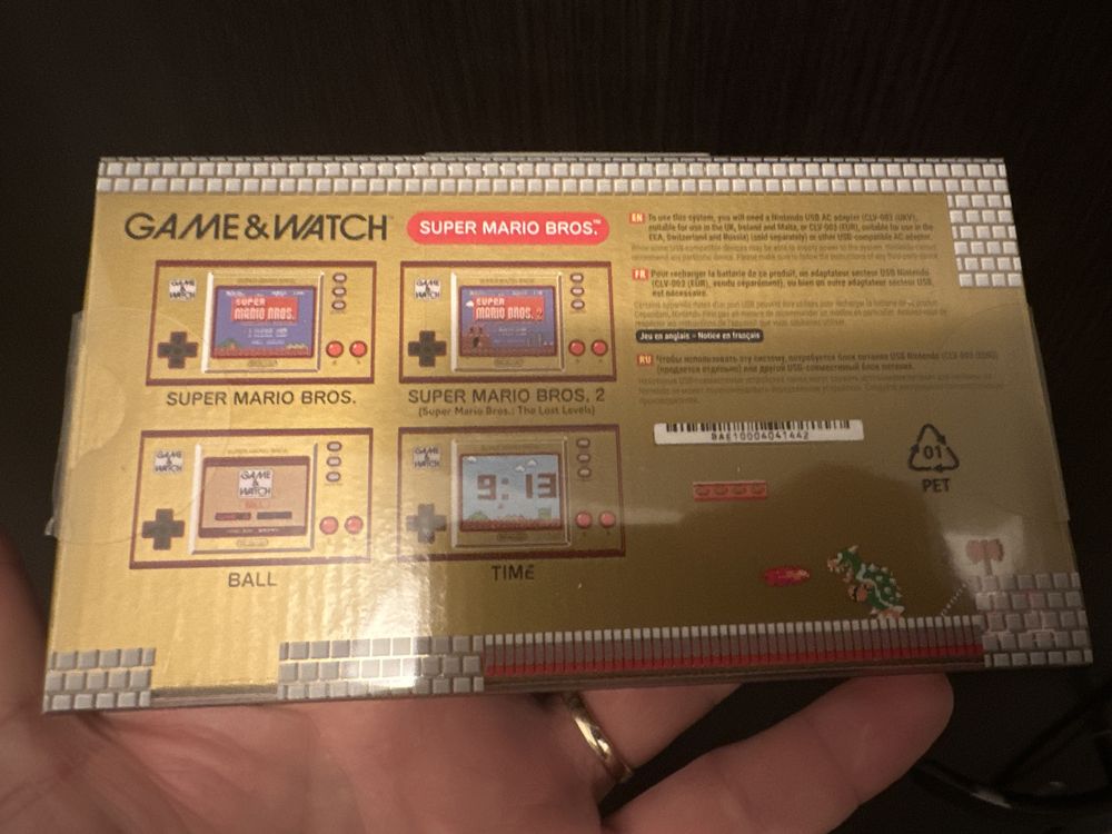 Nintendo Game Watch editie limitata Super Mario Bros. Noua sigilata