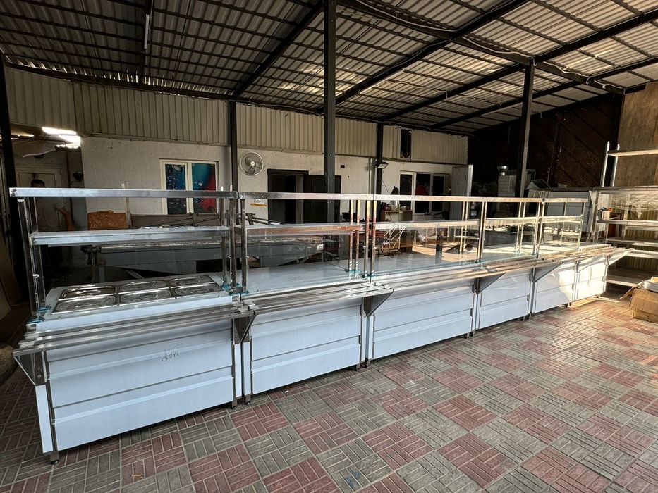 Линия раздачи мармит нейтральный стол кухонное оборудование