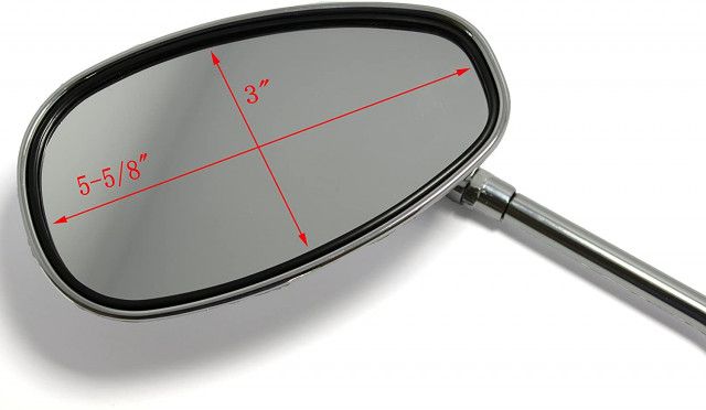 Oglinzi scuter/motocicleta (nichel) diametru 10 mm