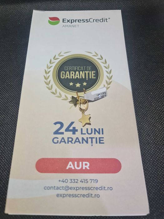 Cercei aur 14K 1.97g (Ag18 Tutora) B.27542.2 - Garantie 2 ani!