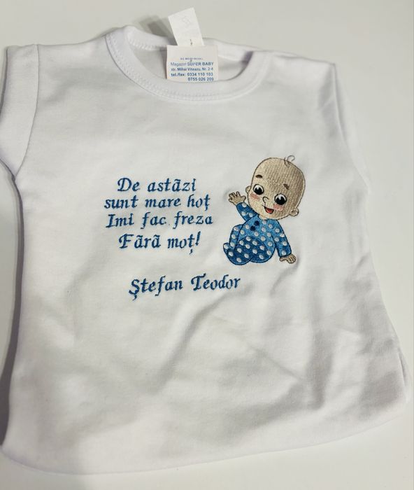 Lucrusoare copii personalizate prin broderie