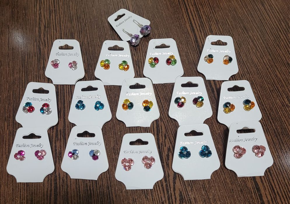 Colecție 15 perechi cercei argint 925