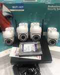 Sistem Supraveghere IP 2Mp NVR Smart 4 Camere Wifi Rotative Hdd 1 Tb