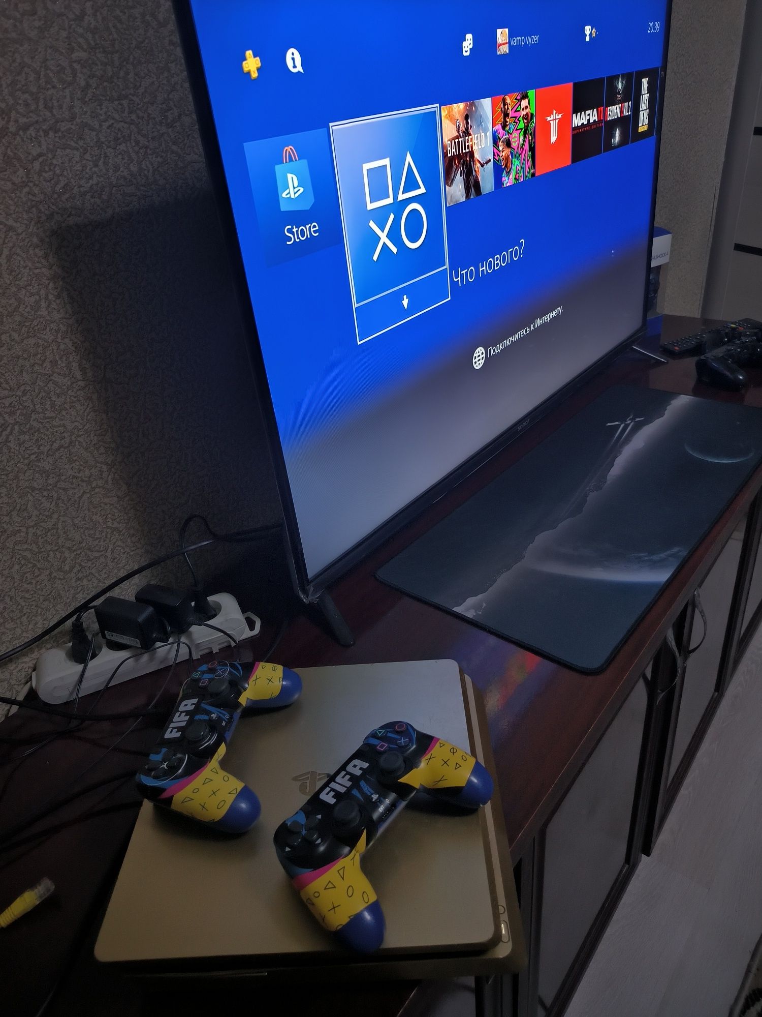 PS4 slim 500gb 9 та уйини бор сотилади