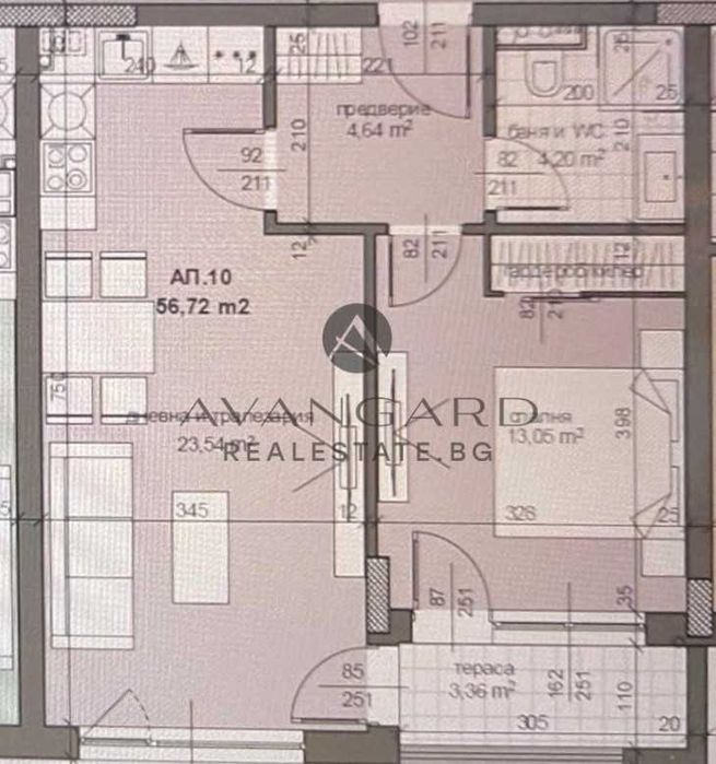 Продава се Двустаен апартамент в Пловдив, Тракия - 65 кв.м за 1339 €/кв.м - Снимка #9