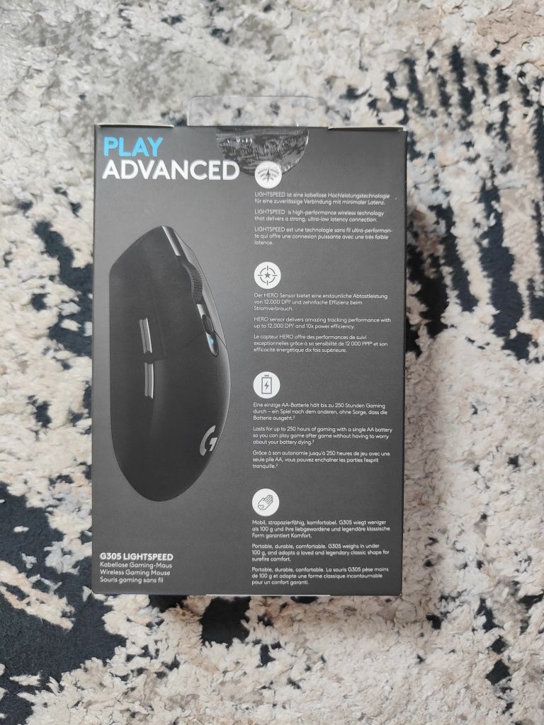 Vând mouse gaming Logitech G305 LightSpeed Hero, Wireless ,SIGILAT!