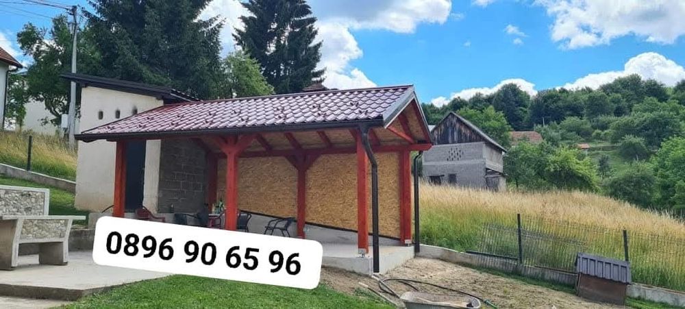 Изграждане на дървени навеси/Дървени навеси за тераса