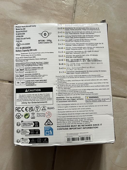 Drona E88 Nova sigilata!!