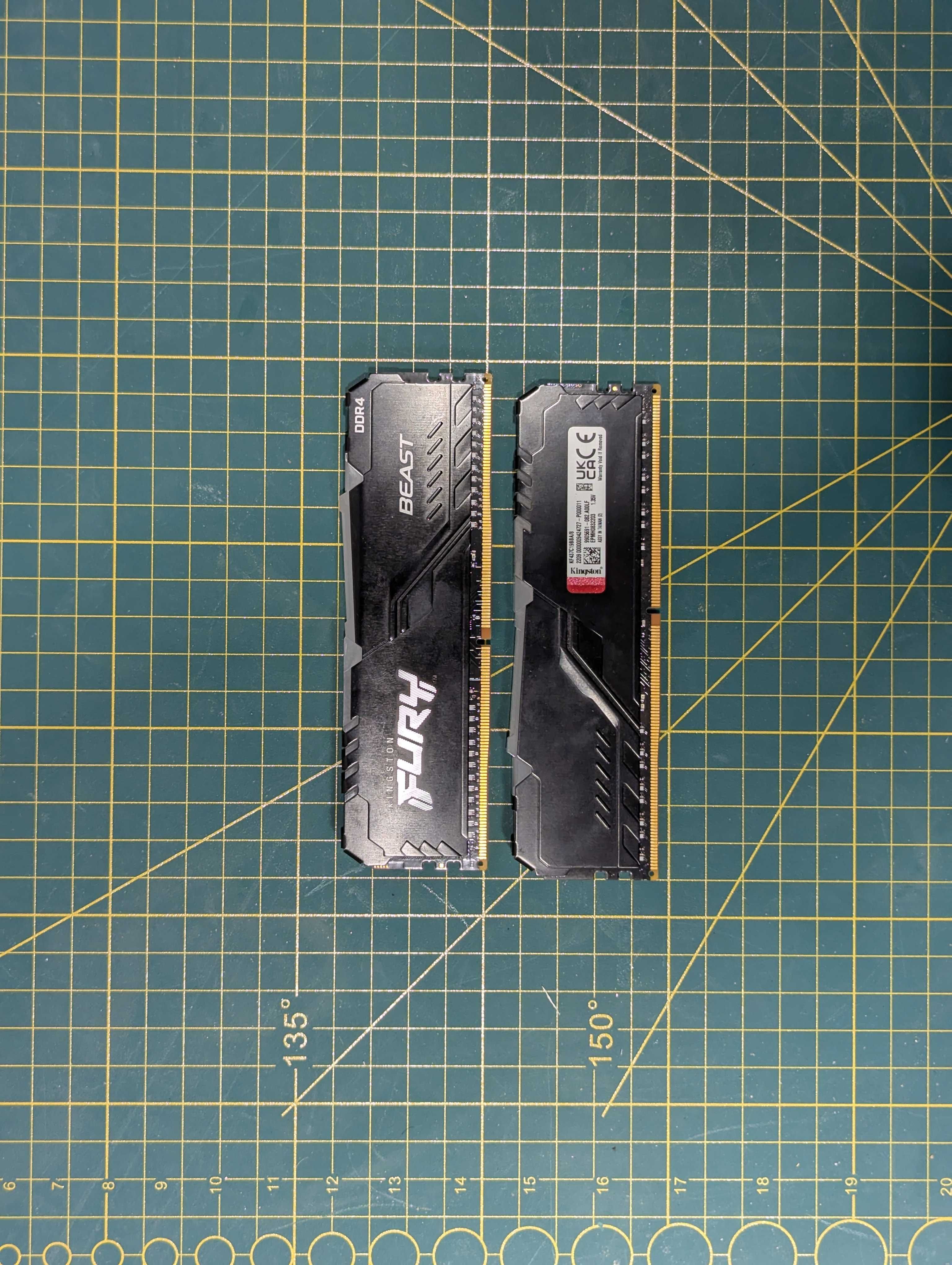 Оперативная память DDR4‑3733  2*8Гб RGB