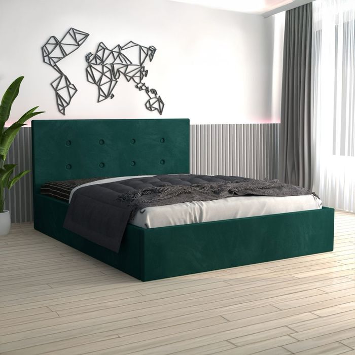 Pat FILIP tapitat catifea premium cu saltea