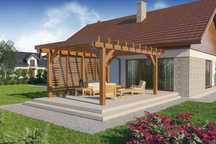 Pergola lemn  600 x 400 x240h cm