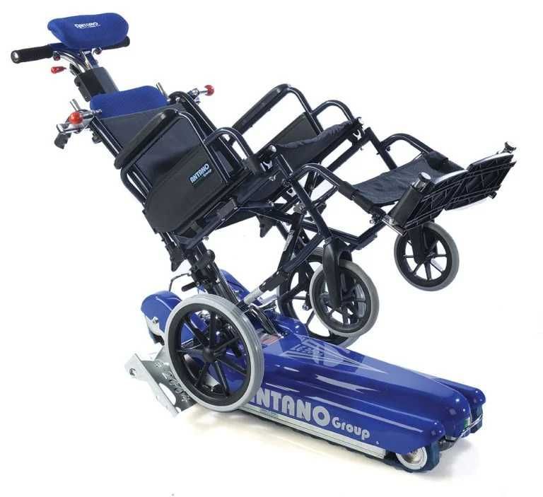 Устройство за изкачване на стълби за инвалидна количка