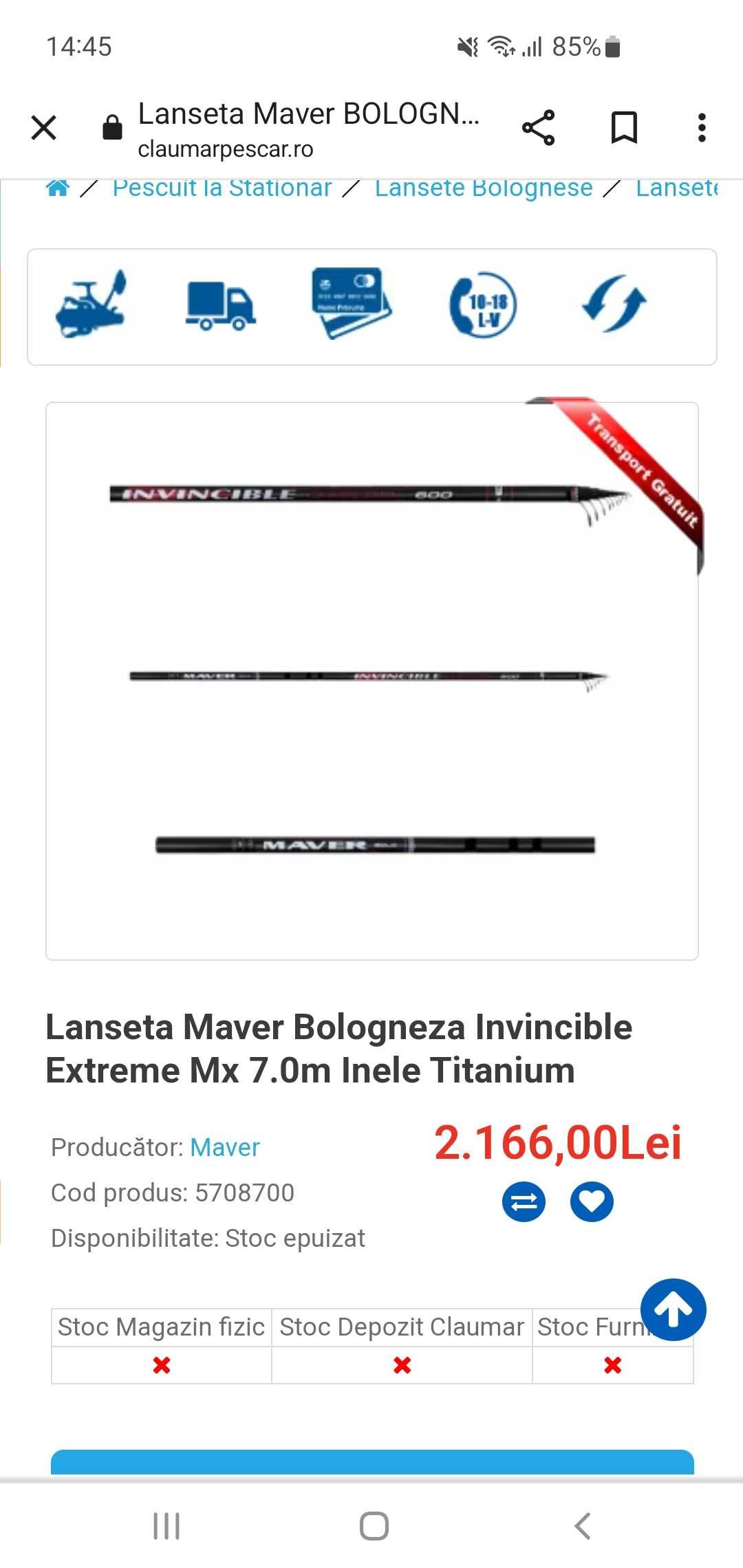 Maver Invincible Extreme 7 metri