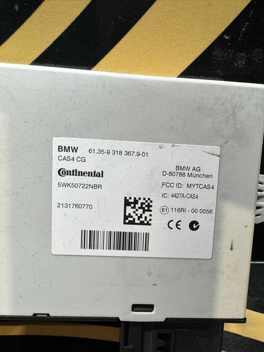 BMW CAS4 модул   5WK50722NBR – оригинален Continental